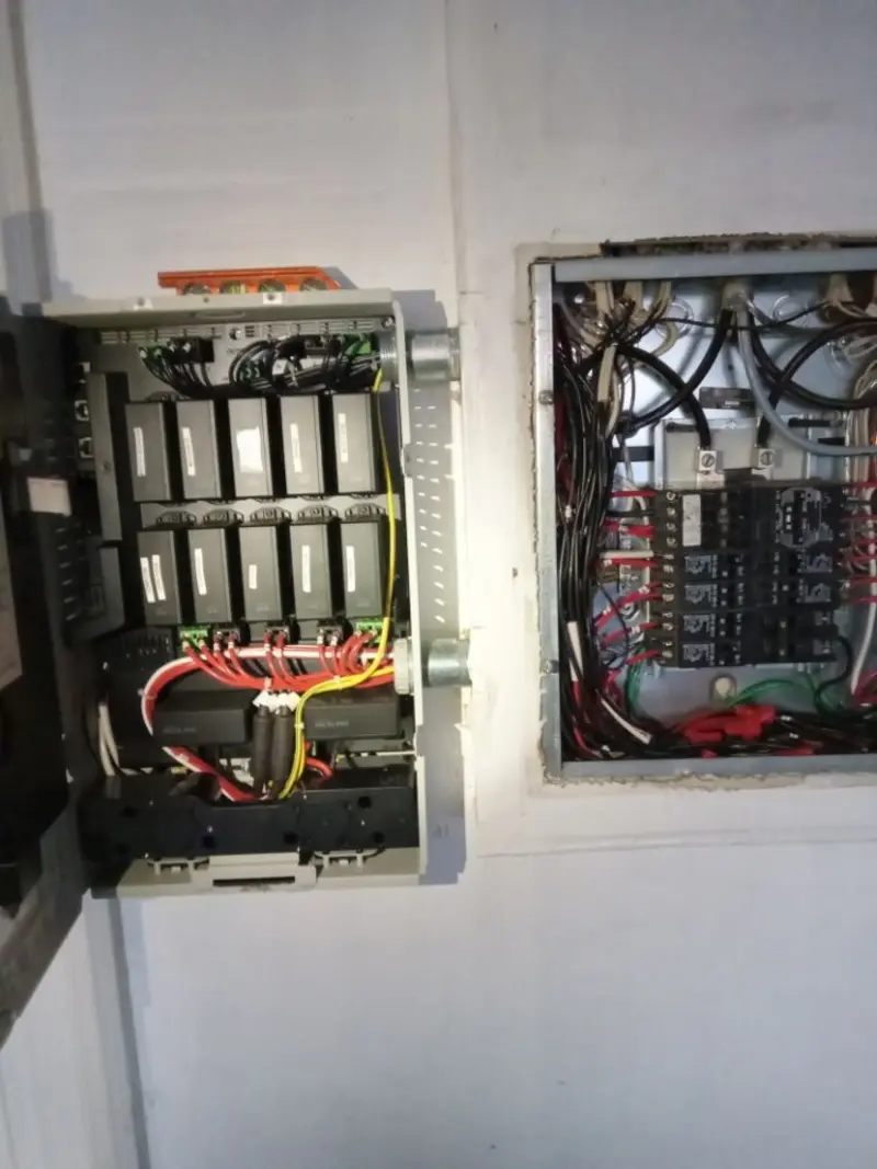 Electrical panel upgrade completed for Ring Doorbell Installation in Concord